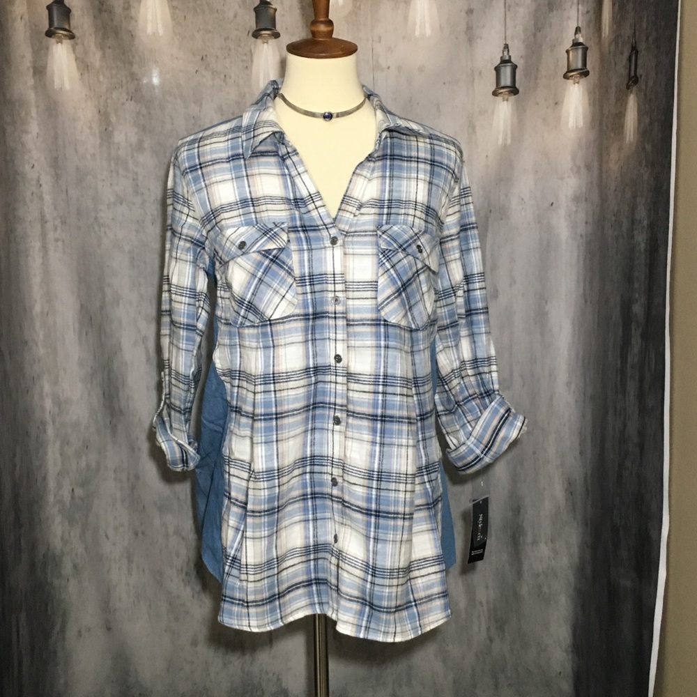 Style & Co Button Up Shirt - Picture 3 of 6